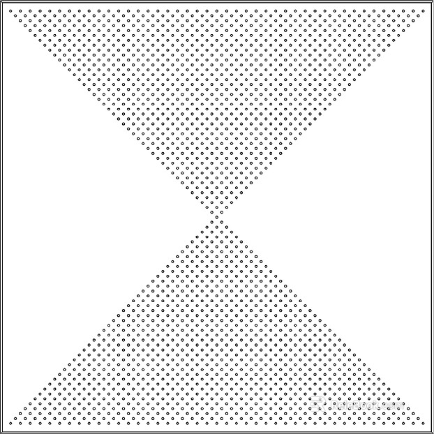 Perforated plate texture