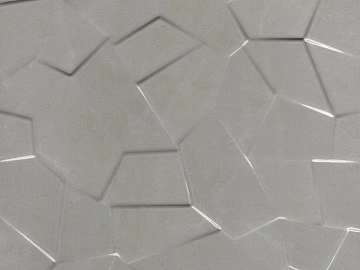 Light gray geometric texture art tile (ID:ffaeh481396)