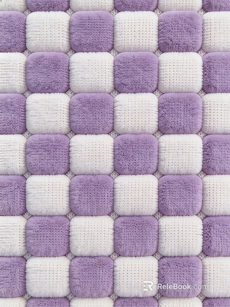 Purple plaid fabric texture