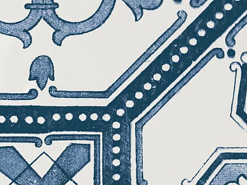 Blue and white retro tile kitchen and bathroom wall surface texture (ID:ffaeh704332)