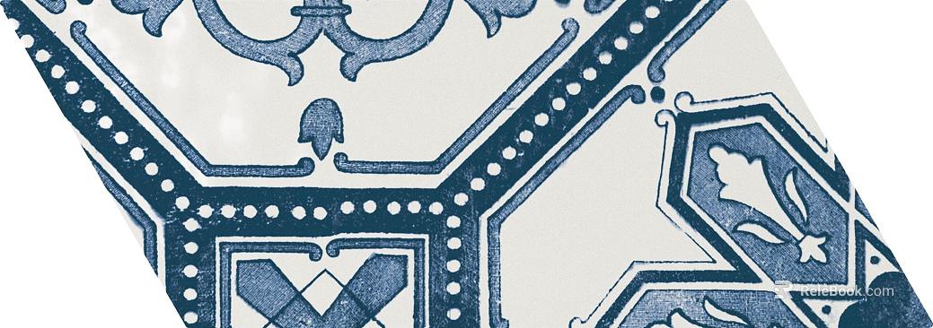Blue and white retro tile kitchen and bathroom wall surface texture