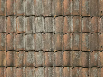 Red brown old tile roof tiles texture (ID:ffaeh908916)