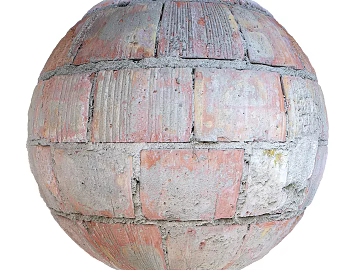 Brick wall PBR texture (ID:ffach958714)