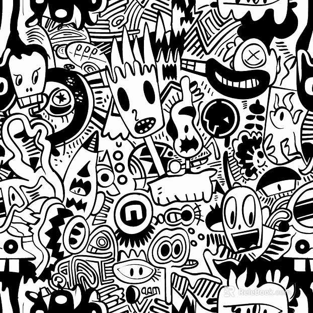 Patterned wall fabric, patterned wallpaper, cartoon wallpaper, cartoon wall fabric, wall fabric, wallpaper, wall covering texture