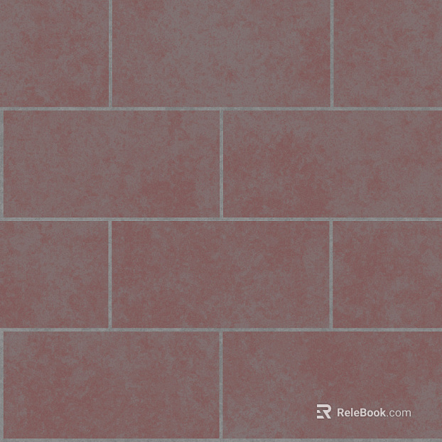 Antique brick red culture stone floor tile seamless texture