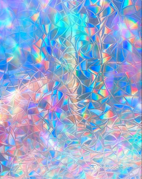 Mirror colorful broken texture texture