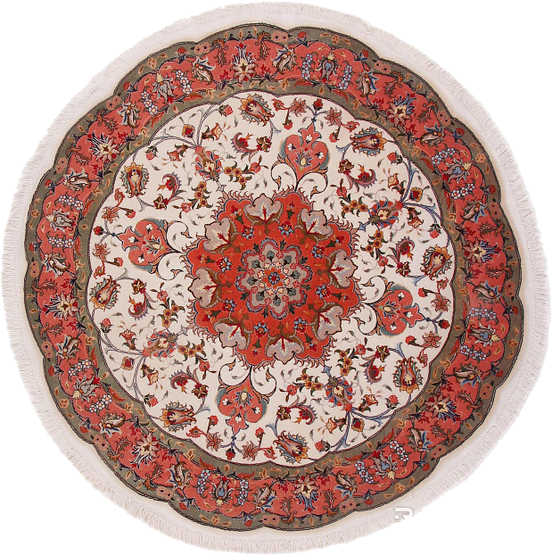 Round carpet texture