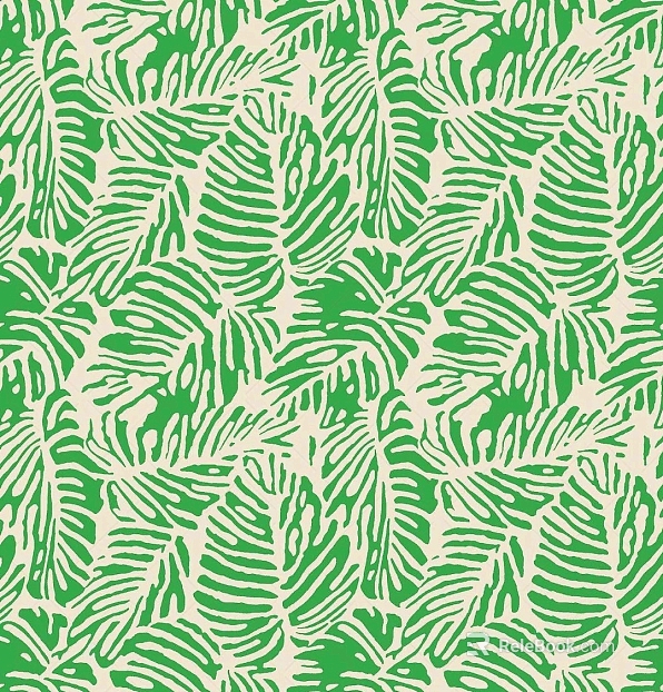 Rainforest Wind Plant Leaf Wallpaper Wall Cloth Wallpaper Children's Room Wallpaper texture