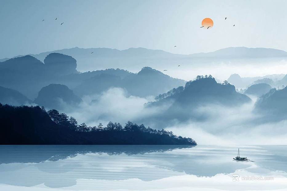 landscape painting texture