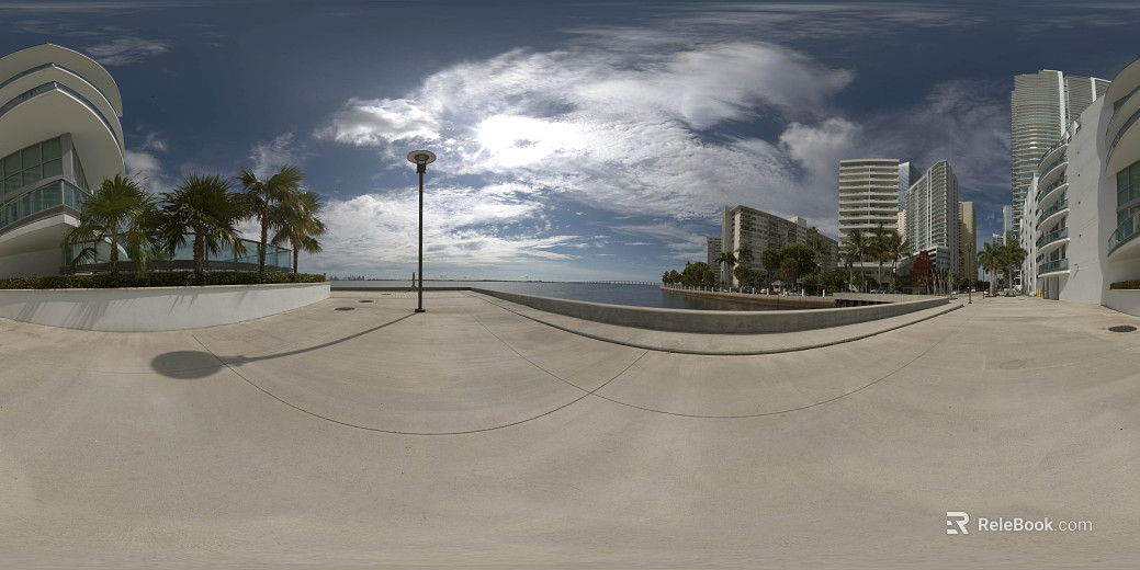 Urban Seaside Architecture Daytime HDR texture