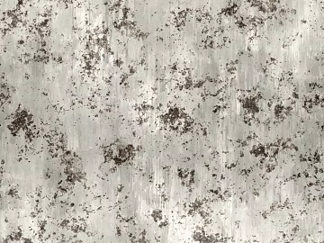 Silver gray old metal plate wall decoration 3d model