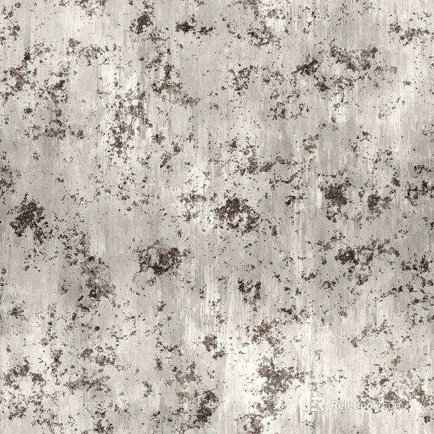 Silver gray old metal plate wall decoration texture