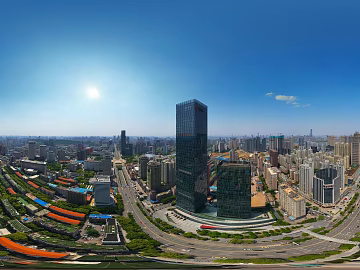 HDR urban ecological greening panorama texture (ID:ffach499403)