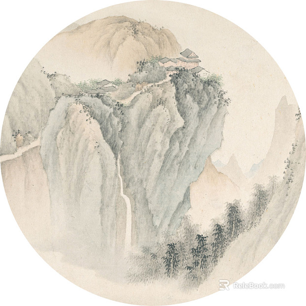 landscape painting texture