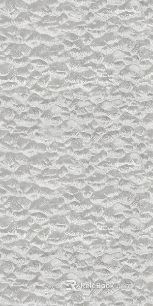 Silver ash ice crack art glass partition texture