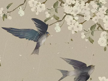 flower-and-bird painting texture (ID:ffach601265)