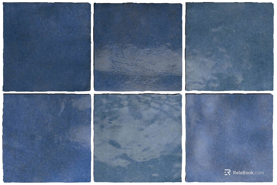 Antique Tile Blue Marble Floor Tile texture