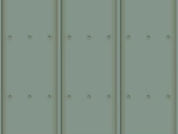 Interior wall of gray-green rivet clapboard texture (ID:ffaeh699136)