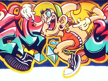 cartoon painting texture (ID:ffaeg14033)