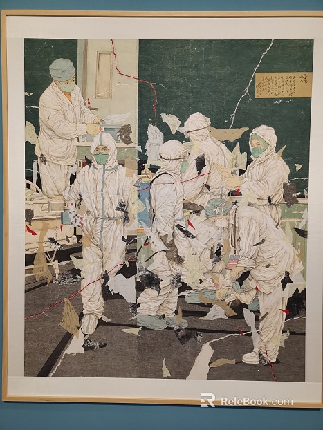 figure painting texture