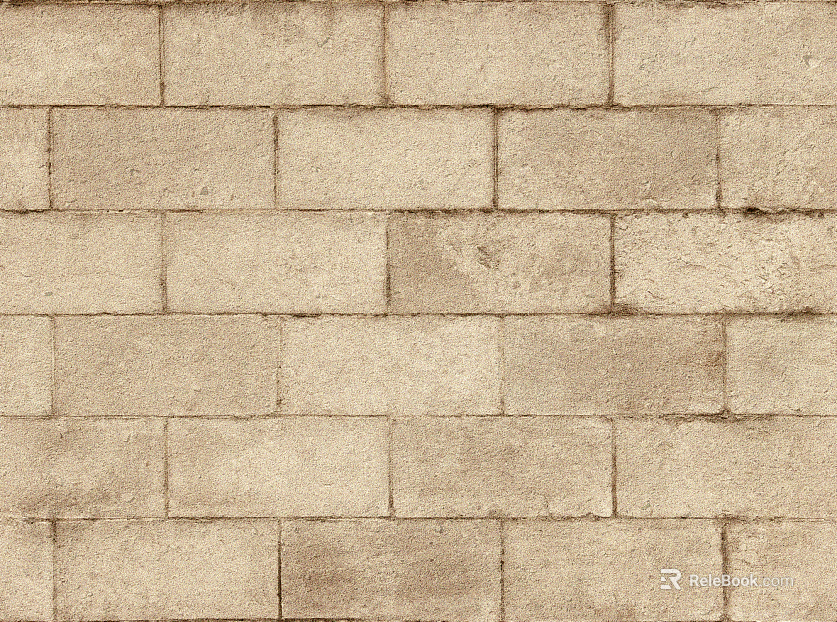 Brick wall yellow Huanggangyan exterior wall brick seamless texture