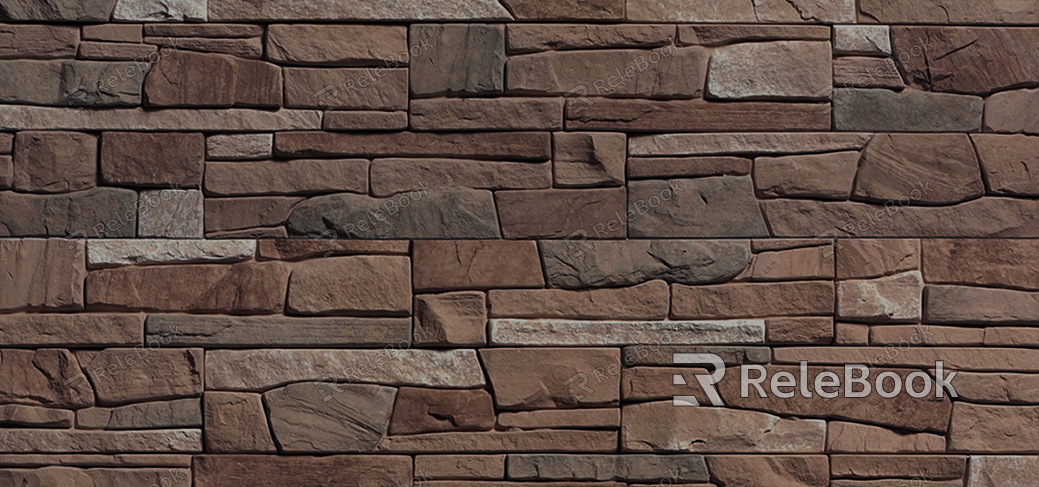 A Culture Stone image showcasing textured, earthy-toned synthetic stones arranged in a seamless pattern, ideal for rustic or modern architectural designs.