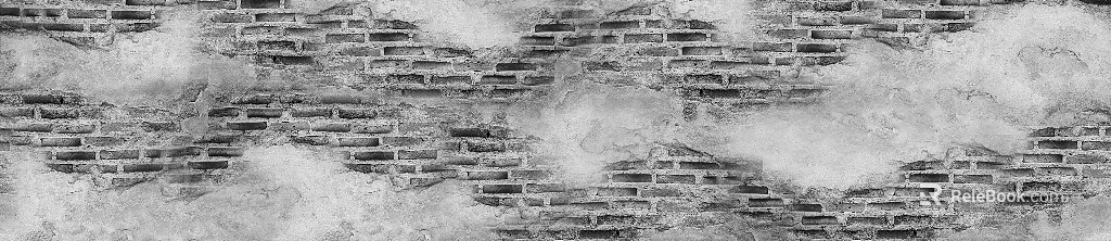 brick wall black and white dirt brick wall texture