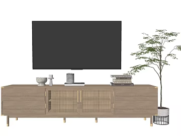 Light Grey Wood Grain Light Luxury TV Cabinet Living Room Furniture texture (ID:ffaeh150371)