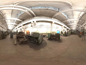 Indoor Factory Space HDR 3d model