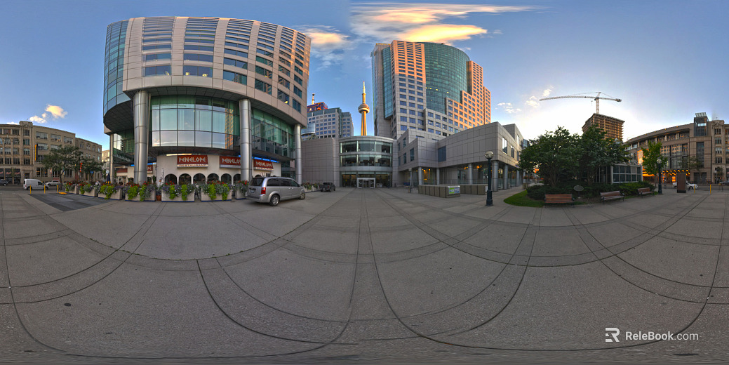 Modern City City Outdoor High-rise Building Street HDR texture