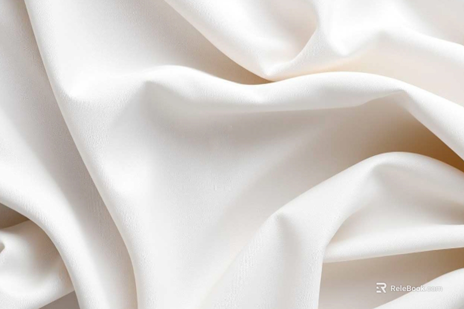 White Silk Soft Fabric texture