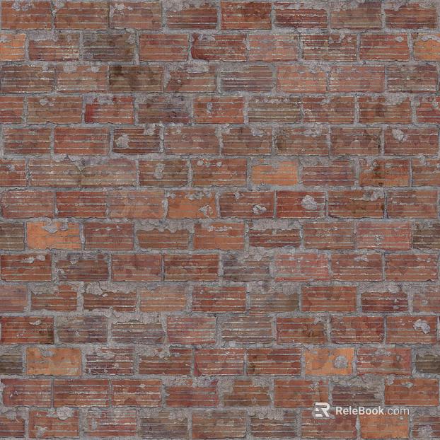 Brick wall retro red brick wall texture