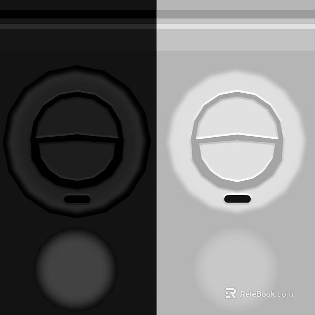 Black and White Key Bump Map texture