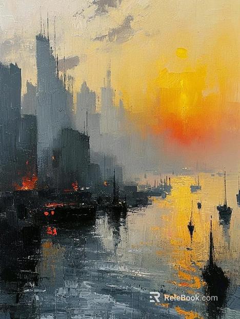 landscape painting texture