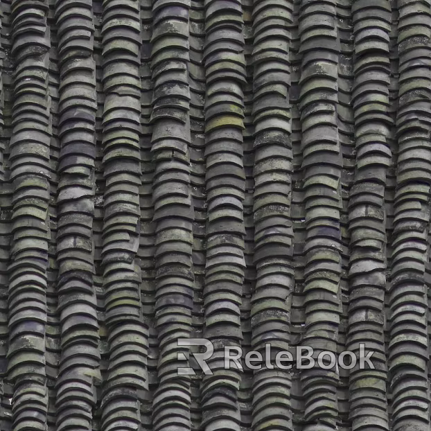 Green tile texture