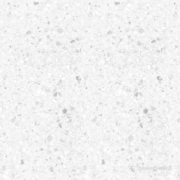 White small particle terrazzo texture