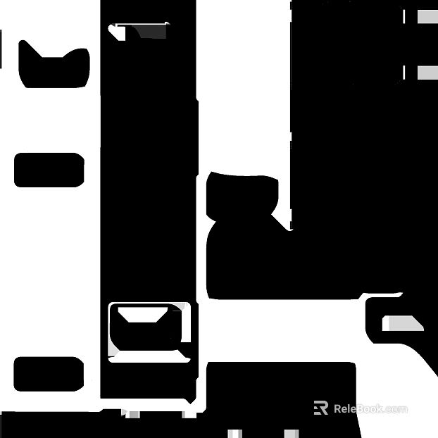 Black and white abstract bump map texture