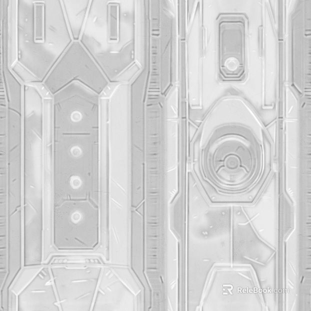 Technology wind silver gray metal panel texture