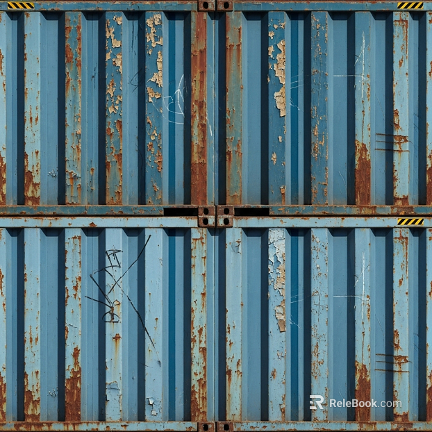 Metal scrap metal rust copper block to do old rust texture
