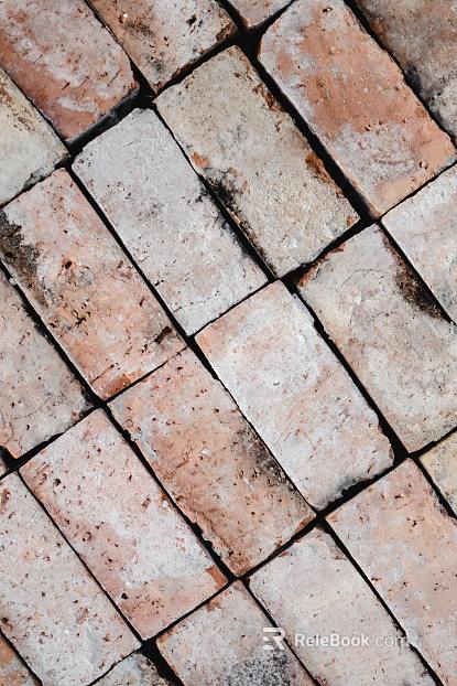 Brick pavement texture