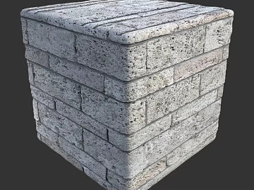 Brick wall PBR texture (ID:ffach055981)