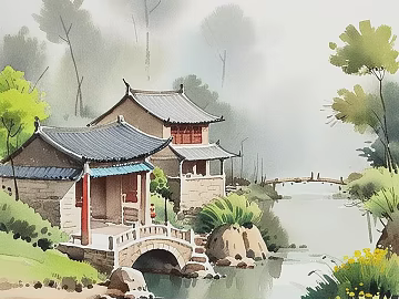 landscape painting texture (ID:ffach910865)