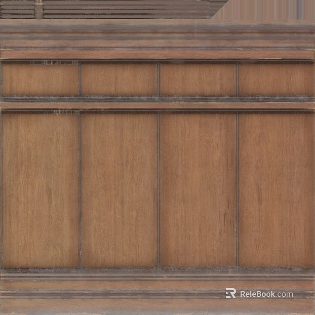 Brown yellow wall panel interior wall texture
