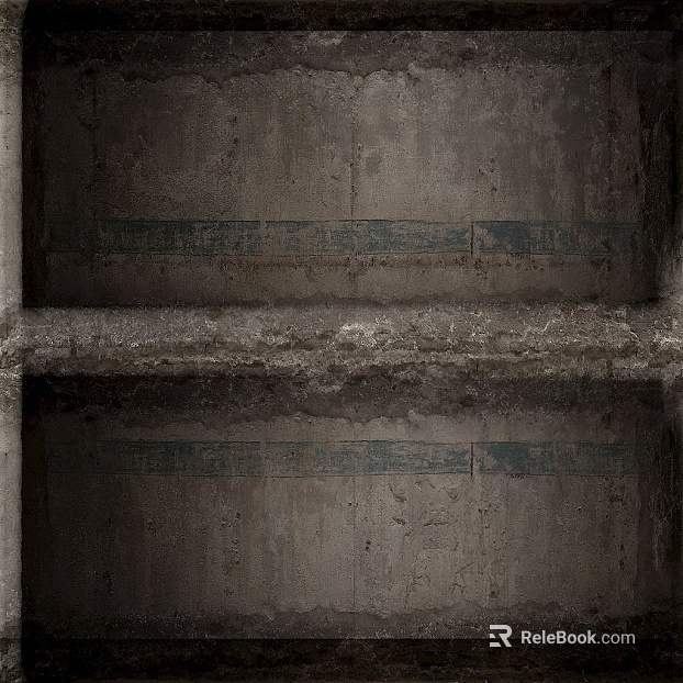 Industrial wind gray cement wall substrate texture