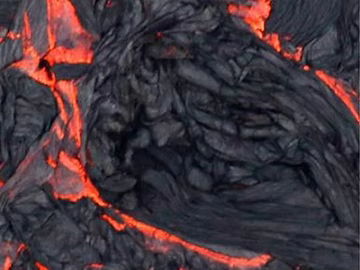 Black Red Volcanic Rock Geological Scene Map texture (ID:ffaeh893926)