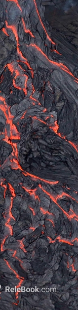 Black Red Volcanic Rock Geological Scene Map texture