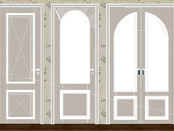 Simple White Wooden Door Interior Door texture (ID:ffaeh021011)