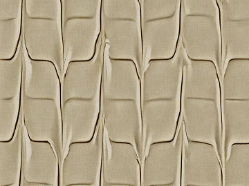 Light brown patterned leather soft bag fabric 3d model