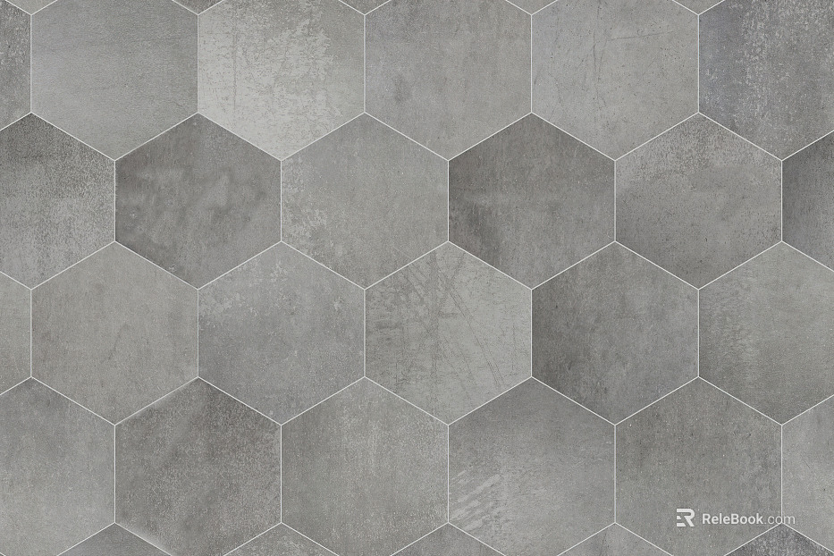 Hexagonal Brick Solid Color Hexagonal Brick texture