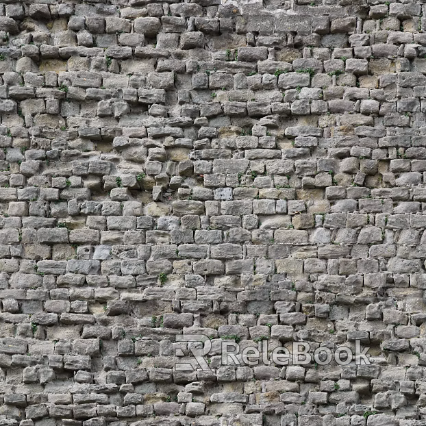Neat stone brick wall seamless texture